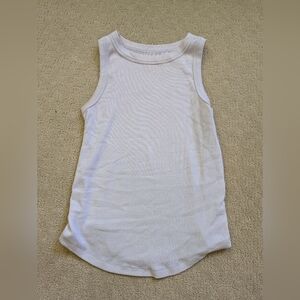 Ribbed white tank